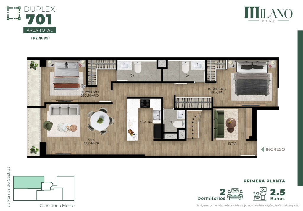 Dúplex 701 - 1ra planta