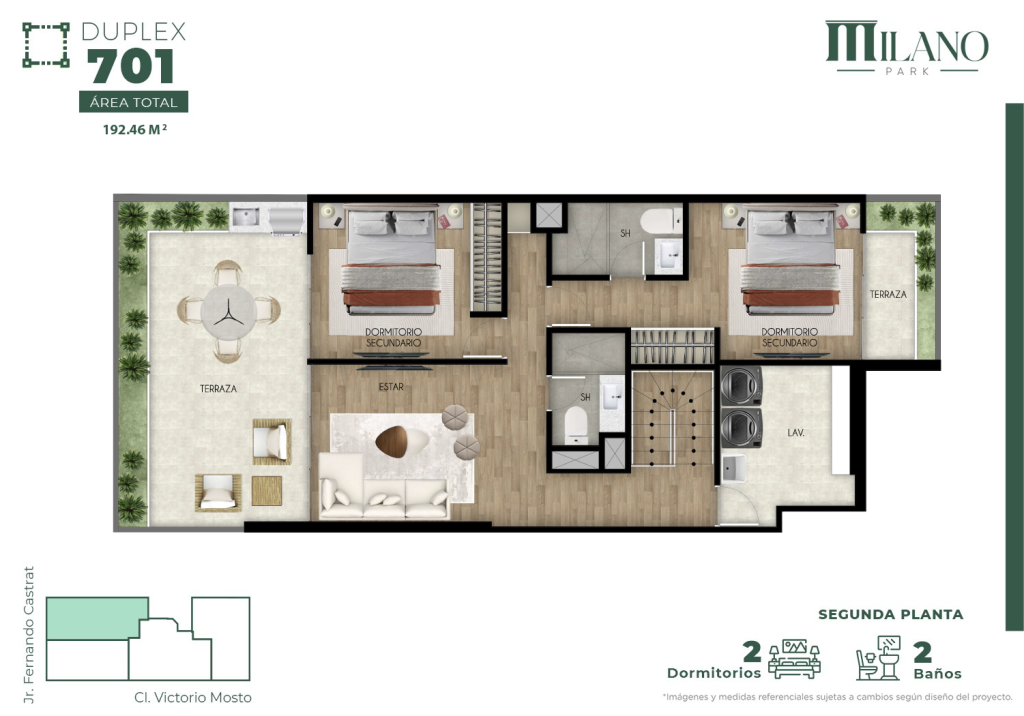 Dúplex 701 - 2da planta