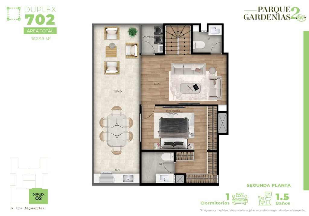 Duplex 702 - Segunda Planta