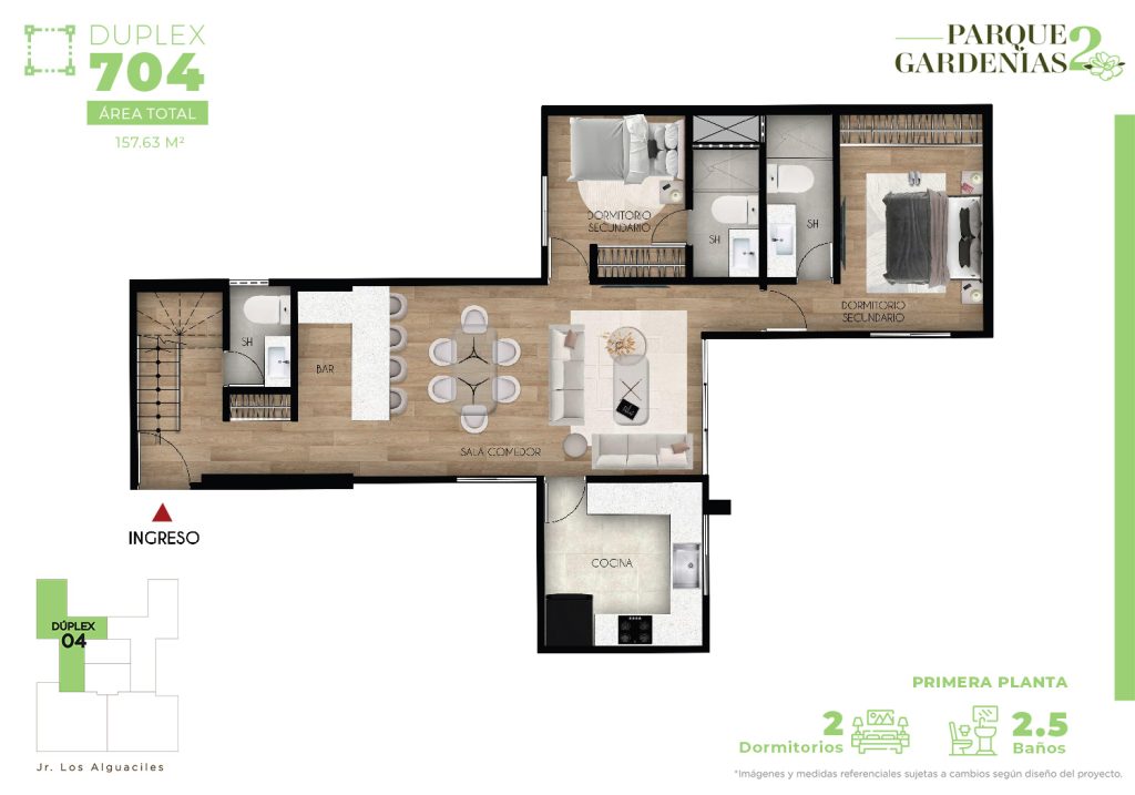 Duplex 704 - Primera Planta