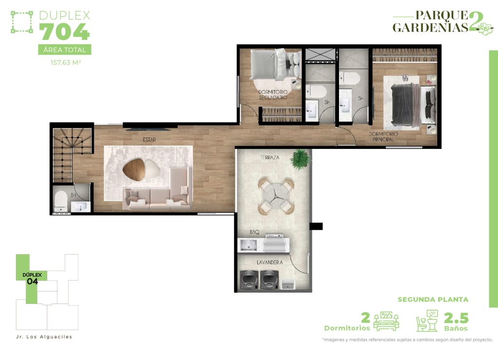 Duplex 704 - Segunda Planta