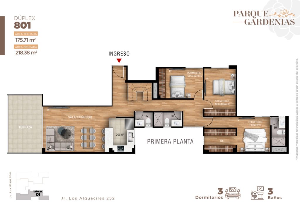 Duplex - Dpto. 801 - 1