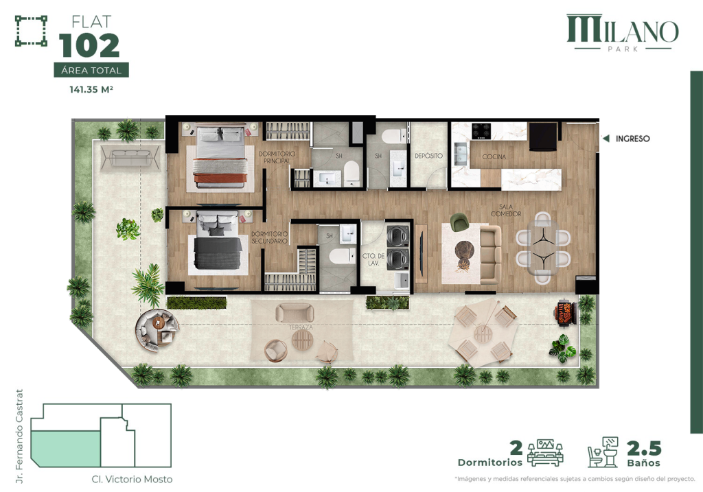 Flat 102