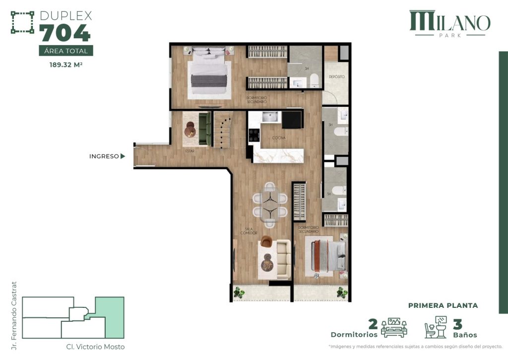 Dúplex 704 - 1ra planta