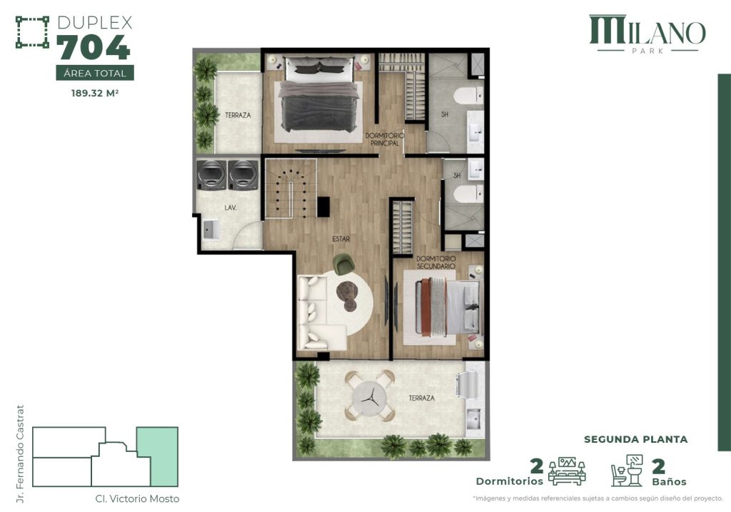Dúplex 704 - 2da planta