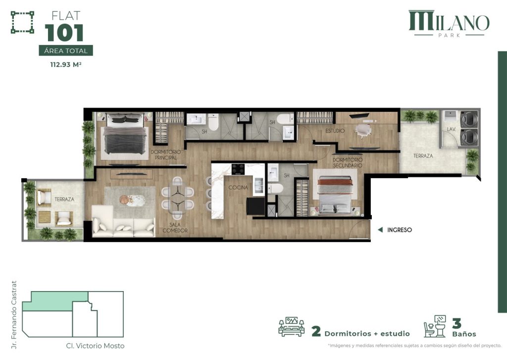 Flat 101