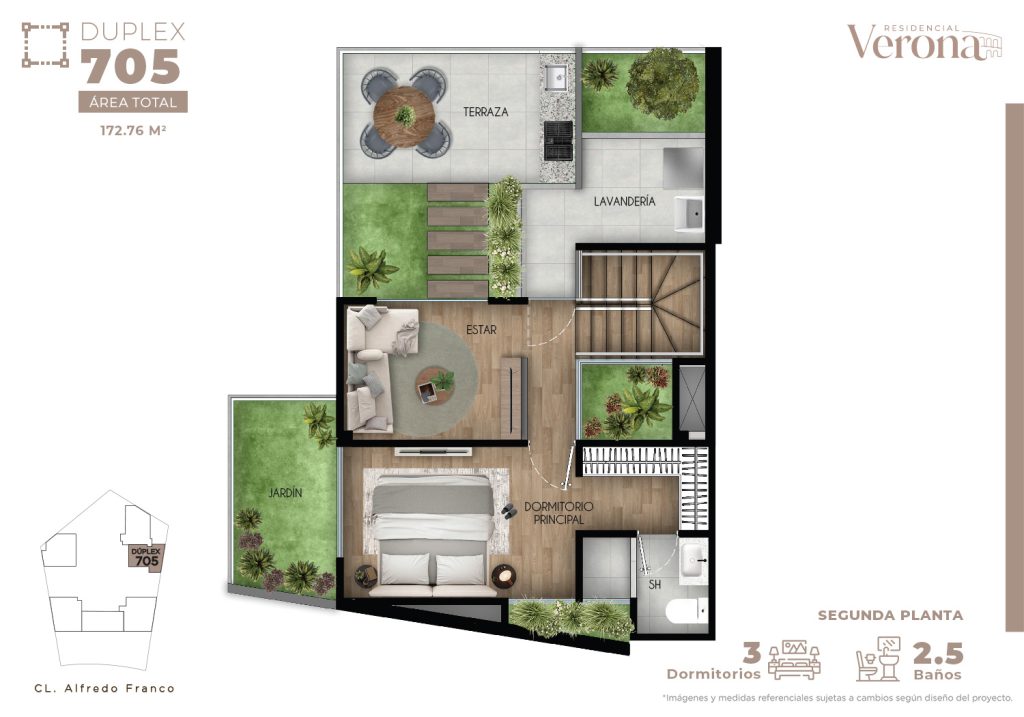 DUPLEX 705 - 2DA PLANTA