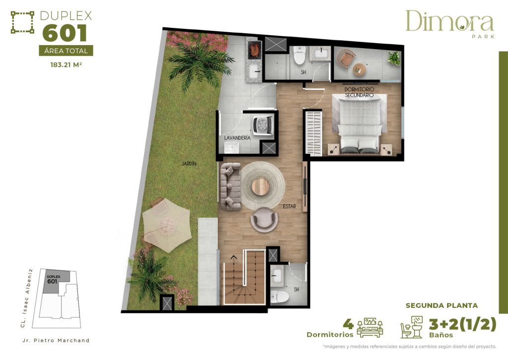 DUPLEX 601 - SEGUNDA PLANTA