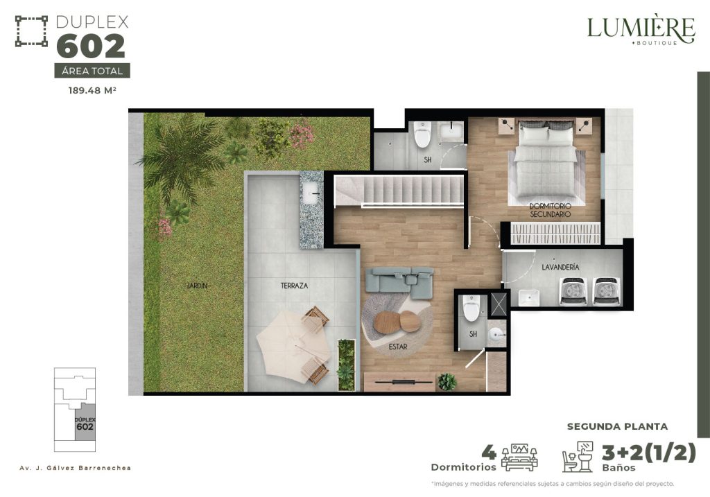 Duplex 602 - Segunda planta
