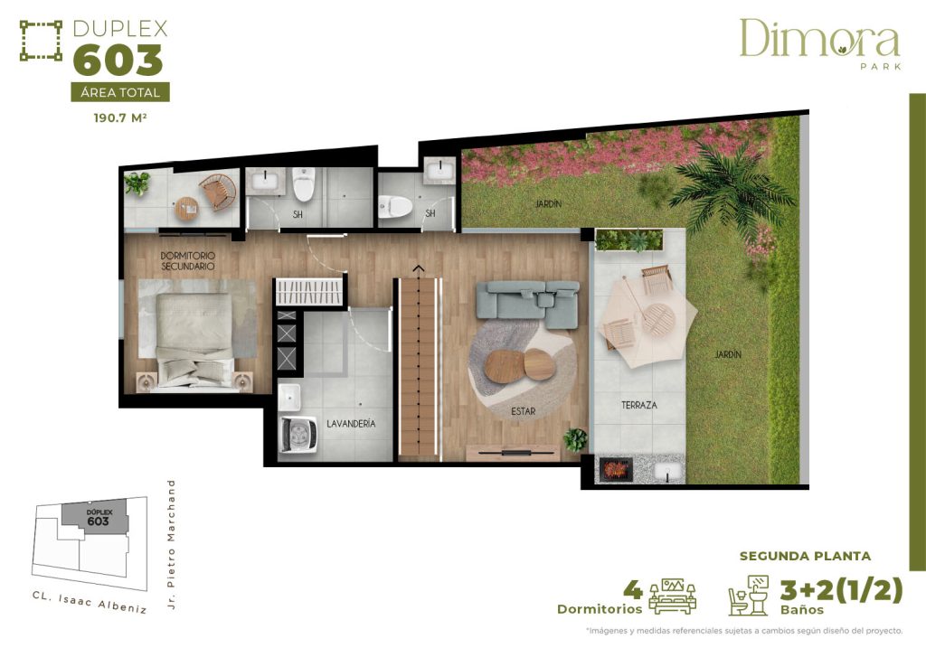 DUPLEX 603 - SEGUNDA PLANTA
