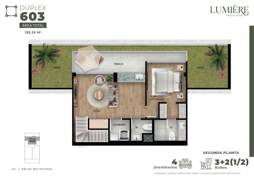 Duplex 603 - Segunda planta